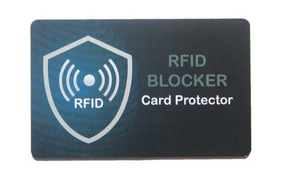 0.84-0.86mm 厚い PVC NCF 保護カード, RFID NFC 遮断カード シグナルシールド