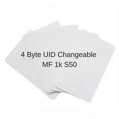 13.56MHz Uid 交換可能な RFID カード ISO14443A ブロック 0 セクター 書き込み / IC コピー クローン