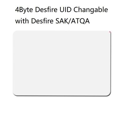 ISO14443A Uid 交換可能な RFID スマートカード 13.56mhz アクセスコントロール PVC カード