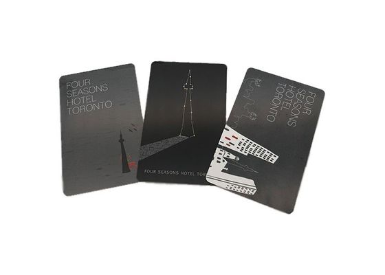 オーダーメイド プラスチック ホテル RFID キーカード 空白 ID カード ドア アクセス 0.8mm-0.9mm 厚さ