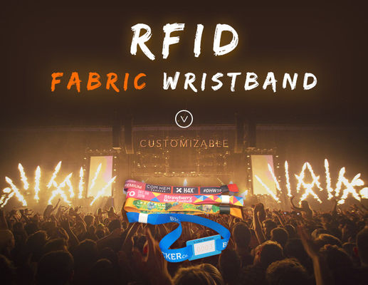 一回使用 接触式 NFC RFID 腕帯 RFID ブレスレット タグ 防水