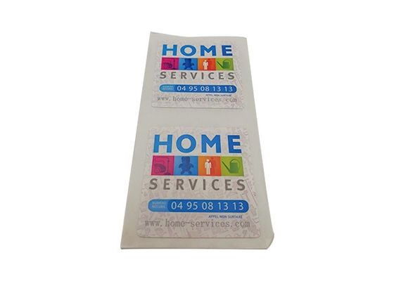 カスタム印刷 HF RFID チップステッカー 円形貼り付けラベル 13.56 MHz 周波数