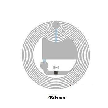 0.07mm 厚紙 NFC チップ スティッカー 再書き可能な NFC タグ 高周波 13.56mhz