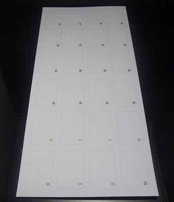 ホワイトマットPVCまたはPETG HF RFIDインレイシート RFIDプレラム 4 x 6 オーダーメイド