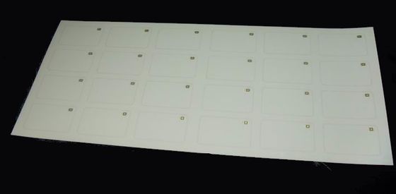 ホワイトマットPVCまたはPETG HF RFIDインレイシート RFIDプレラム 4 x 6 オーダーメイド