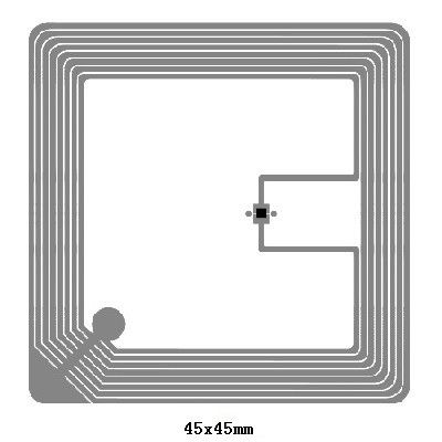D25mm 乾燥または湿ったHF RFIDインレイタグ 13.56MHz ISO 14443Aクラシック