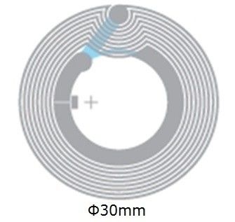 接触式トランスミッション ダイア 33mm RFID 濡れインレイ RFID Classic ® SLI NFC チップ