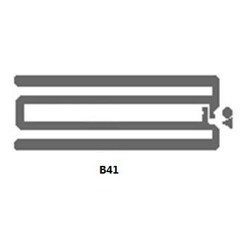 860 - 960MHz 乾燥/湿気 UHF RFID インレイ 0.2-0.8mm 厚さ Impinji Monza 4チップ